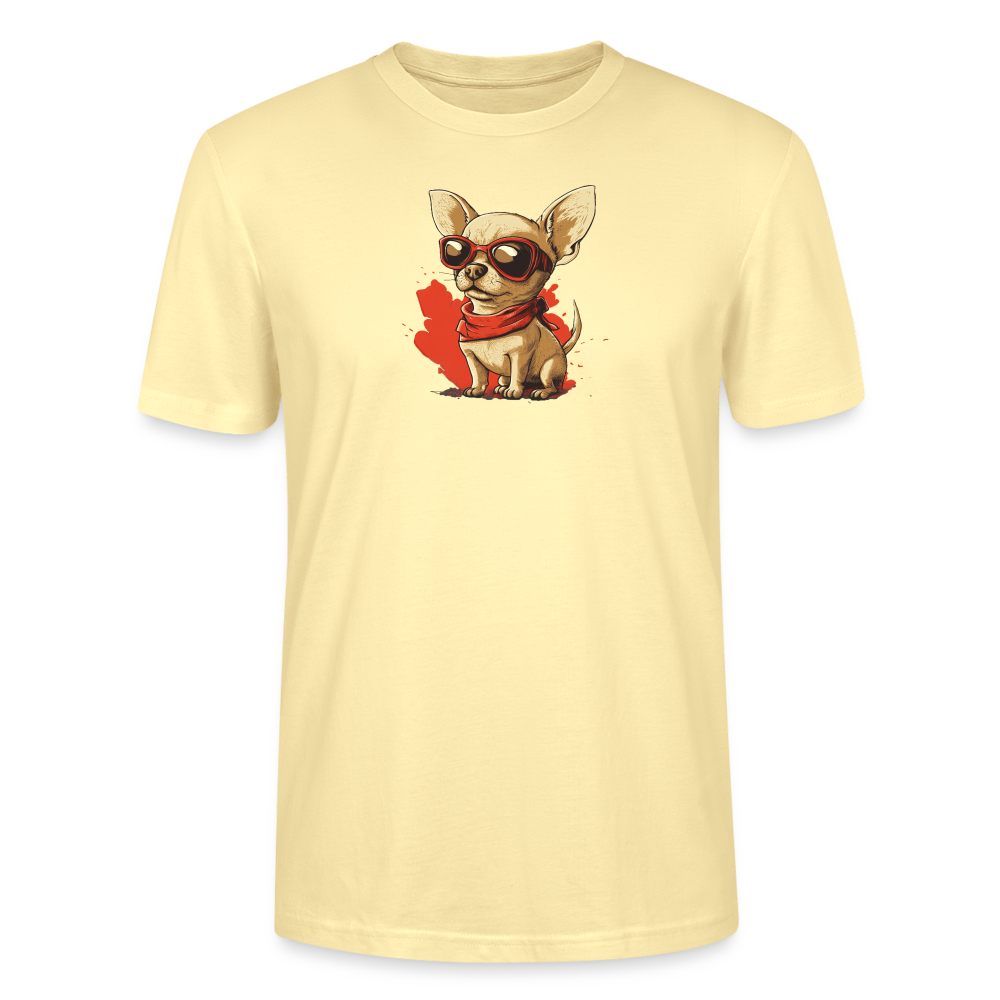 Chihuahua Design - Organic Tshirt - cream