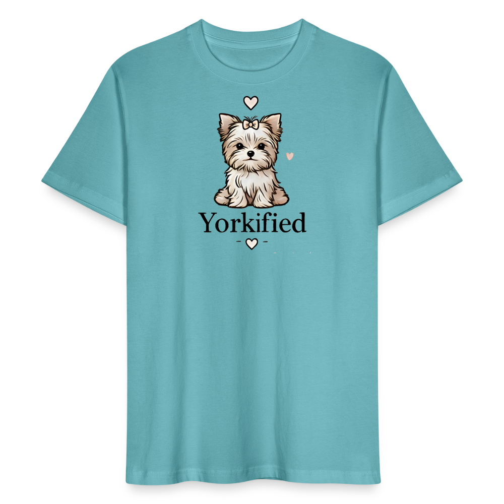 Yorkified Design - Organic T-Shirt - pastel turquoise