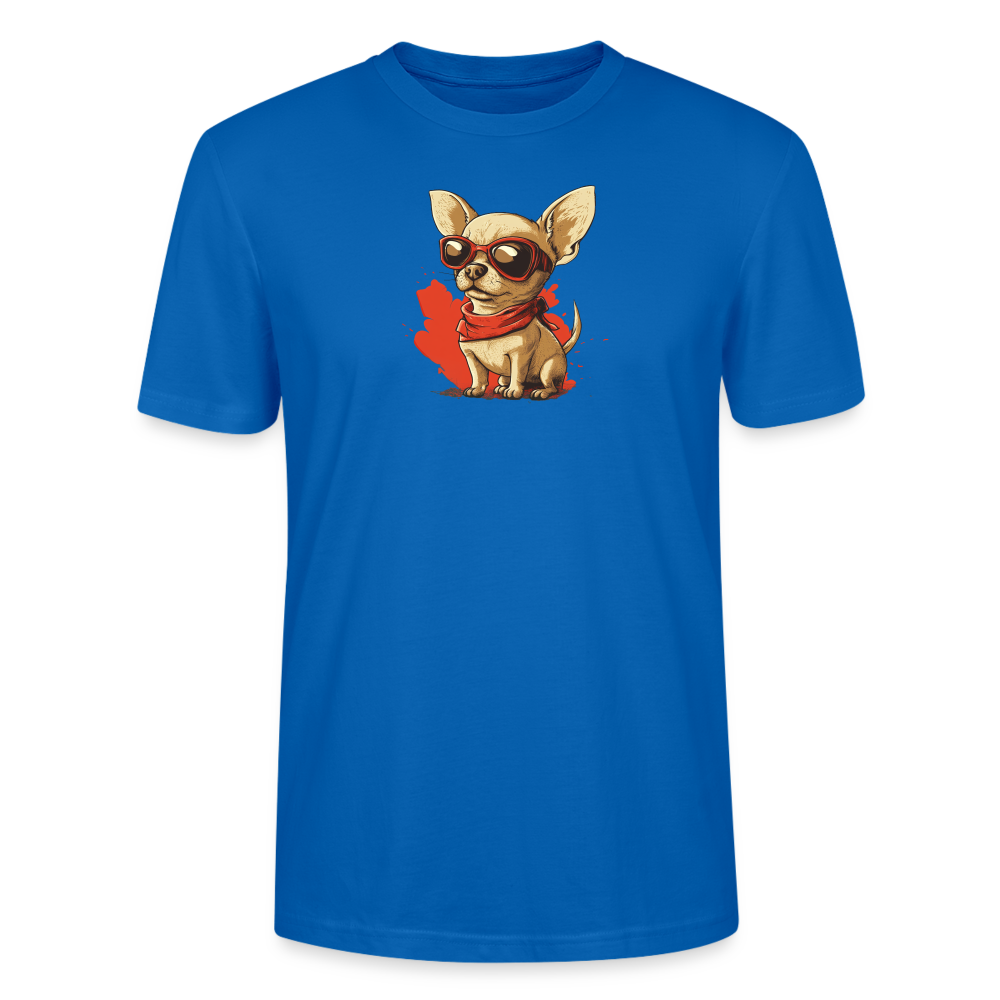 Chihuahua Design - Organic Tshirt - peacock-blue