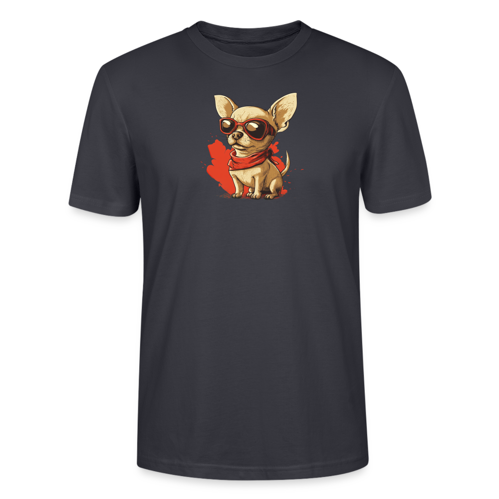 Chihuahua Design - Organic Tshirt - India Ink Grey