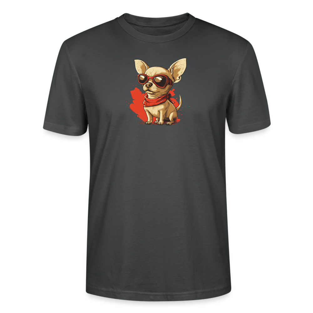 Chihuahua Design - Organic Tshirt - anthracite