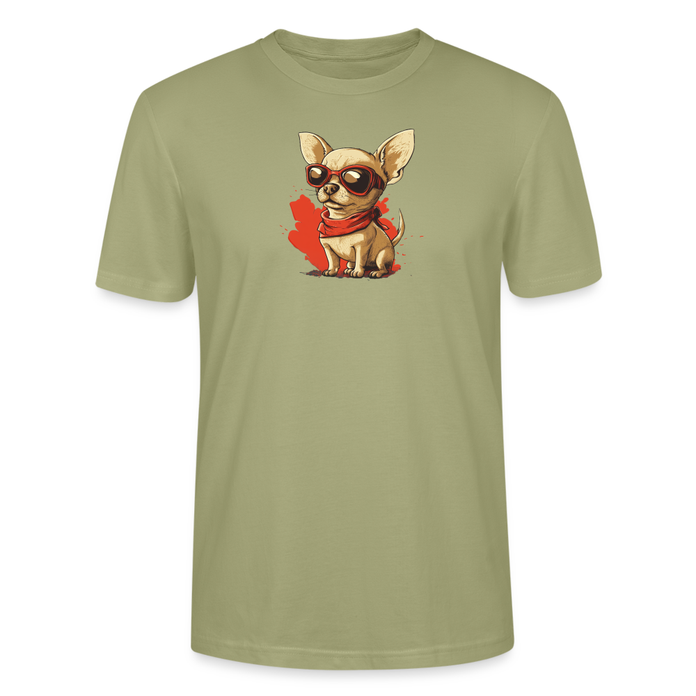 Chihuahua Design - Organic Tshirt - sage