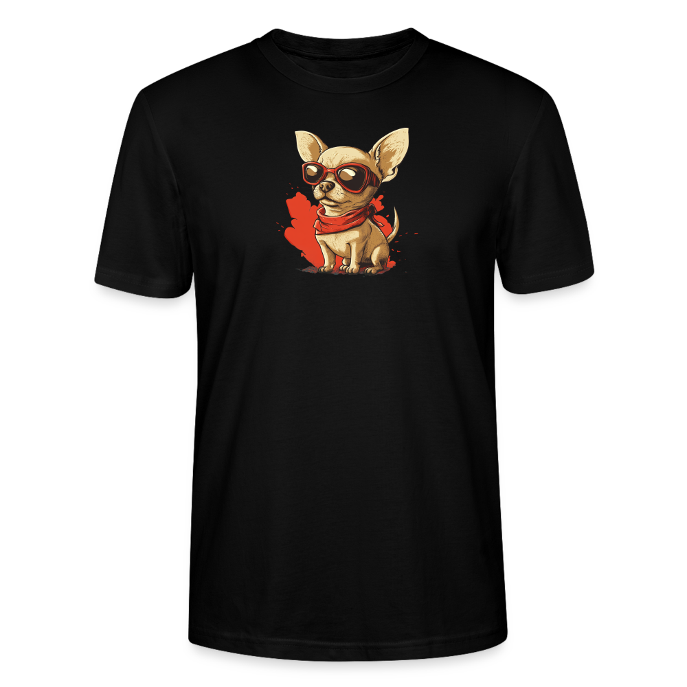 Chihuahua Design - Organic Tshirt - black