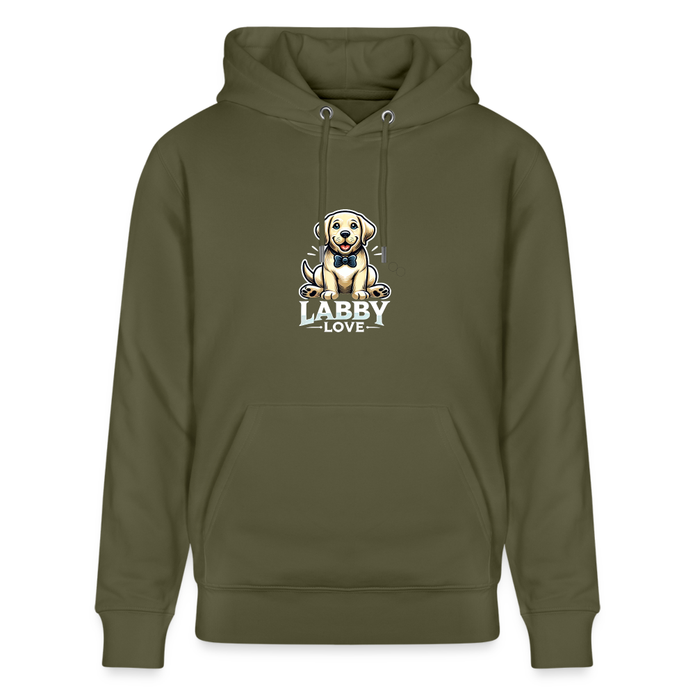 Labby Love - Organic Hoodie - khaki green