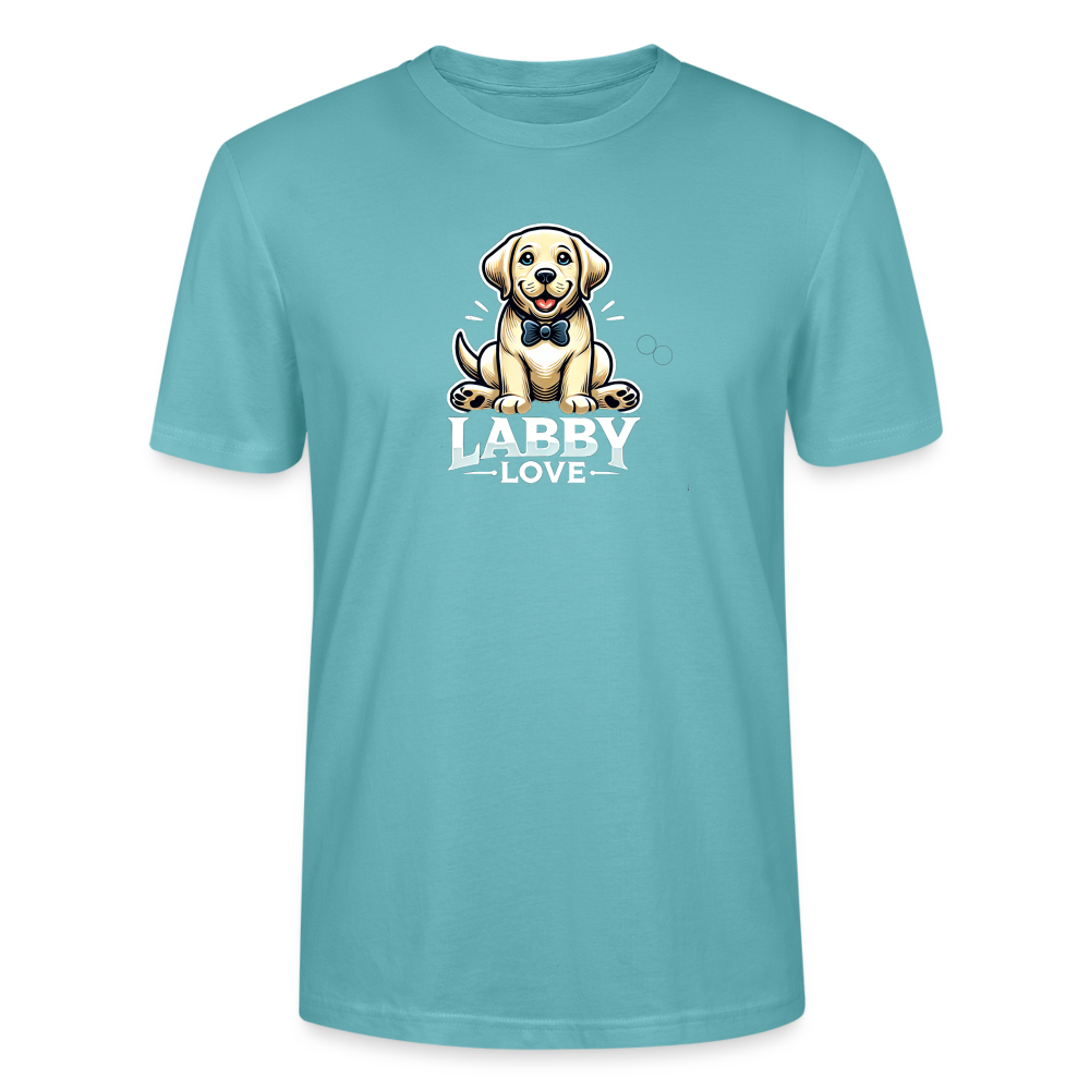 Labby Love Design - Organic T-Shirt - pastel turquoise