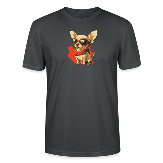 Chihuahua Design - Organic Tshirt - anthracite