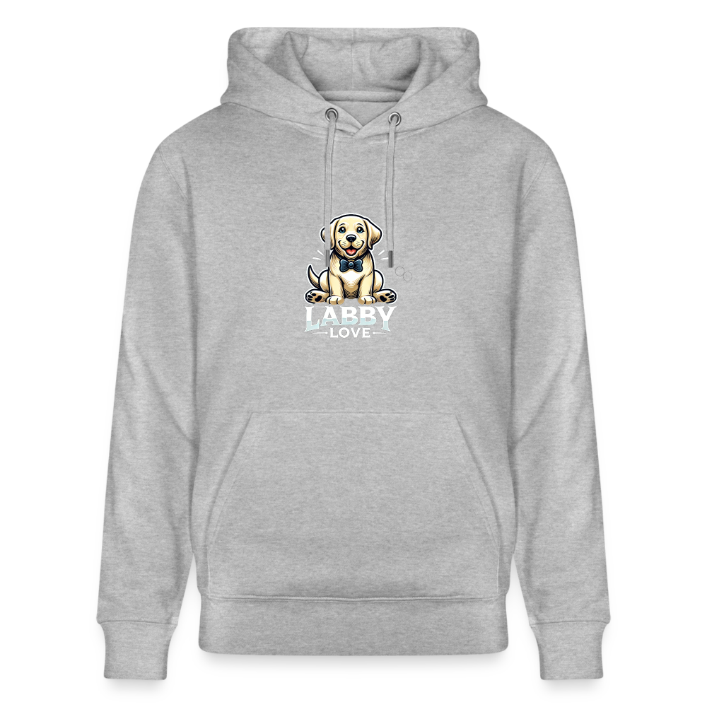 Labby Love - Organic Hoodie - heather grey